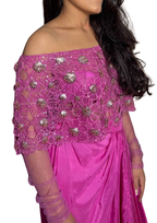 Fuchsia Cape Set