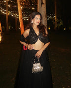 "NYLA" - Black Lehenga set