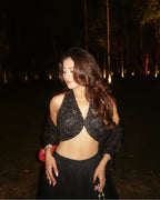 "NYLA" - Black Lehenga set