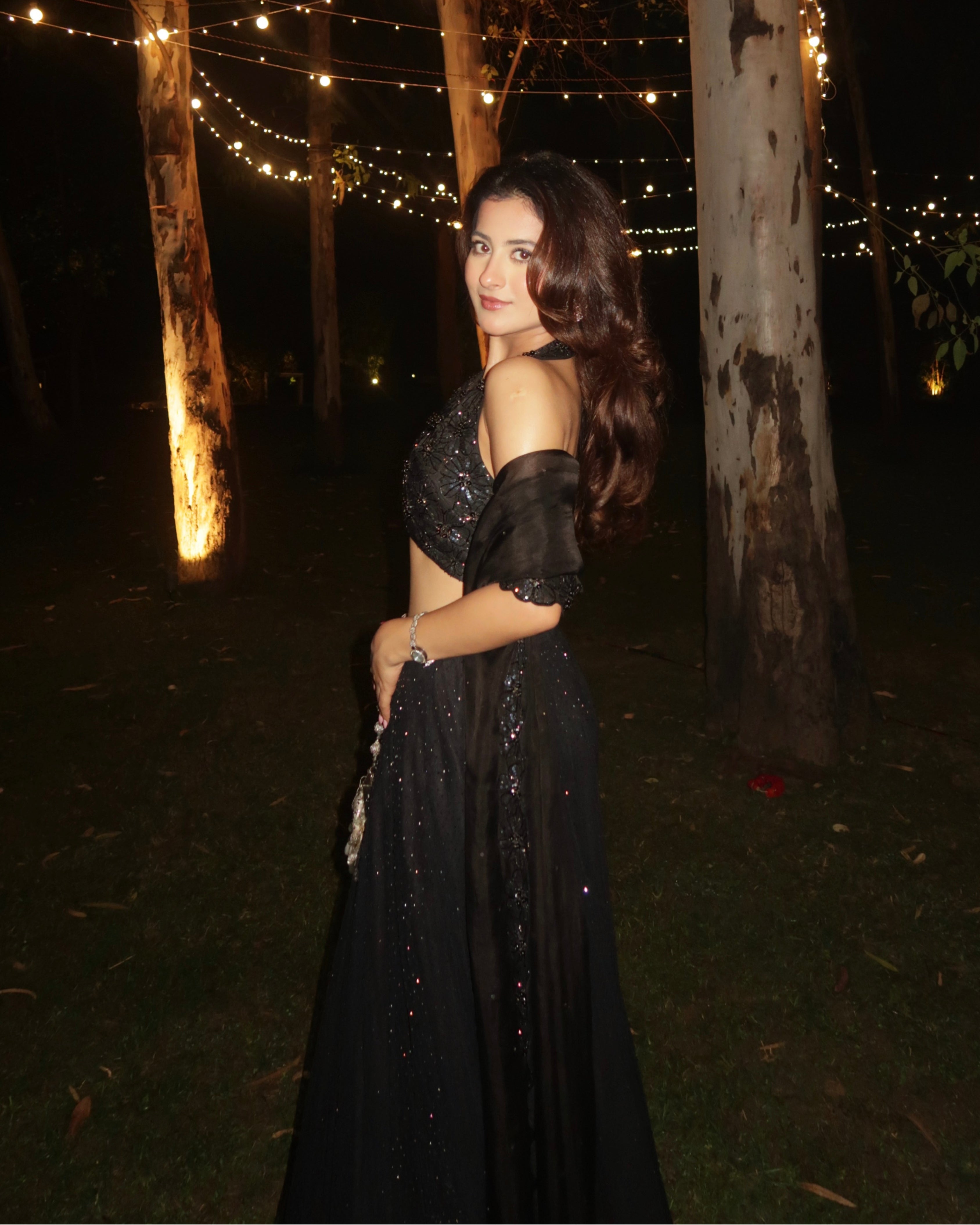 "NYLA" - Black Lehenga set