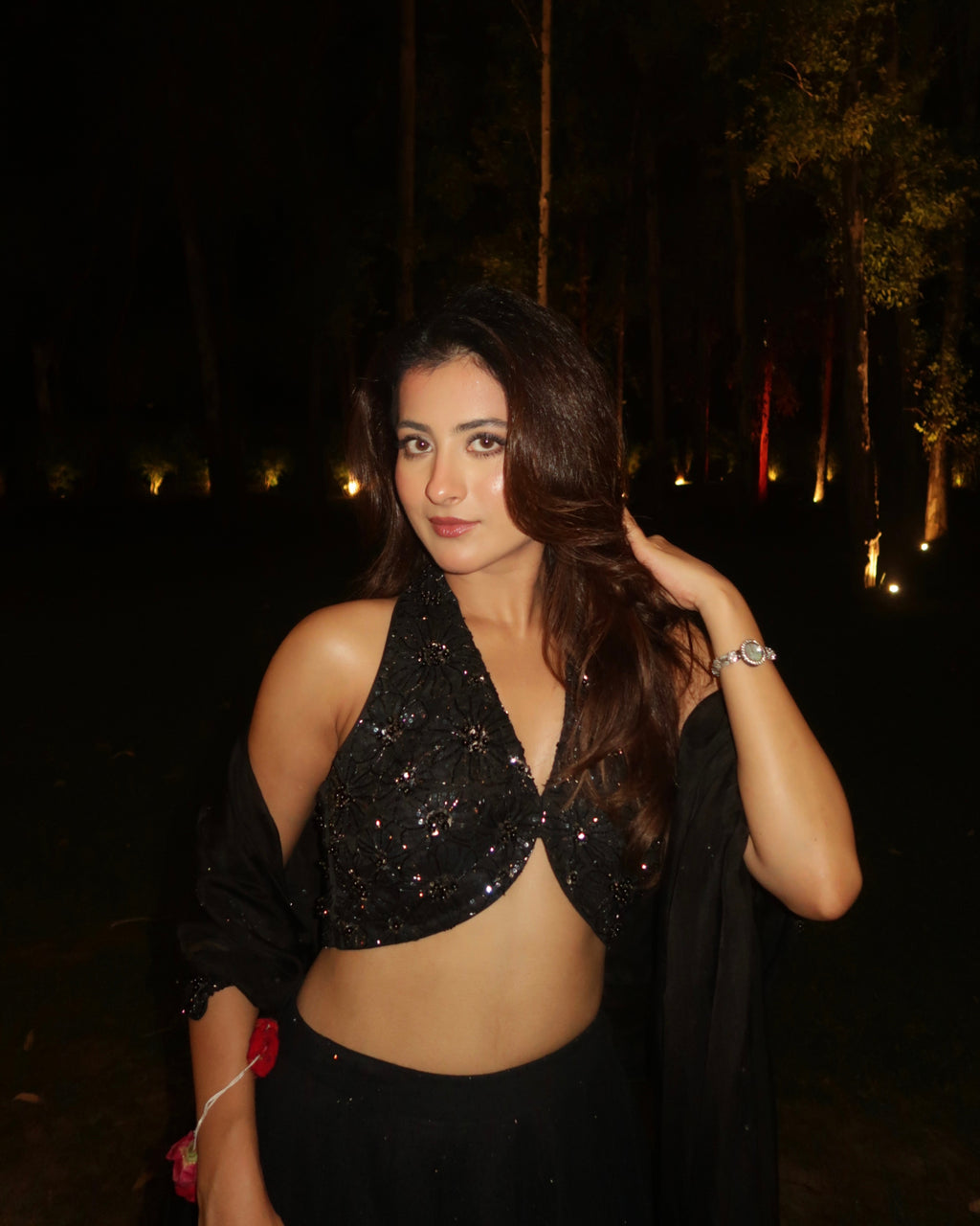 "NYLA" - Black Lehenga set
