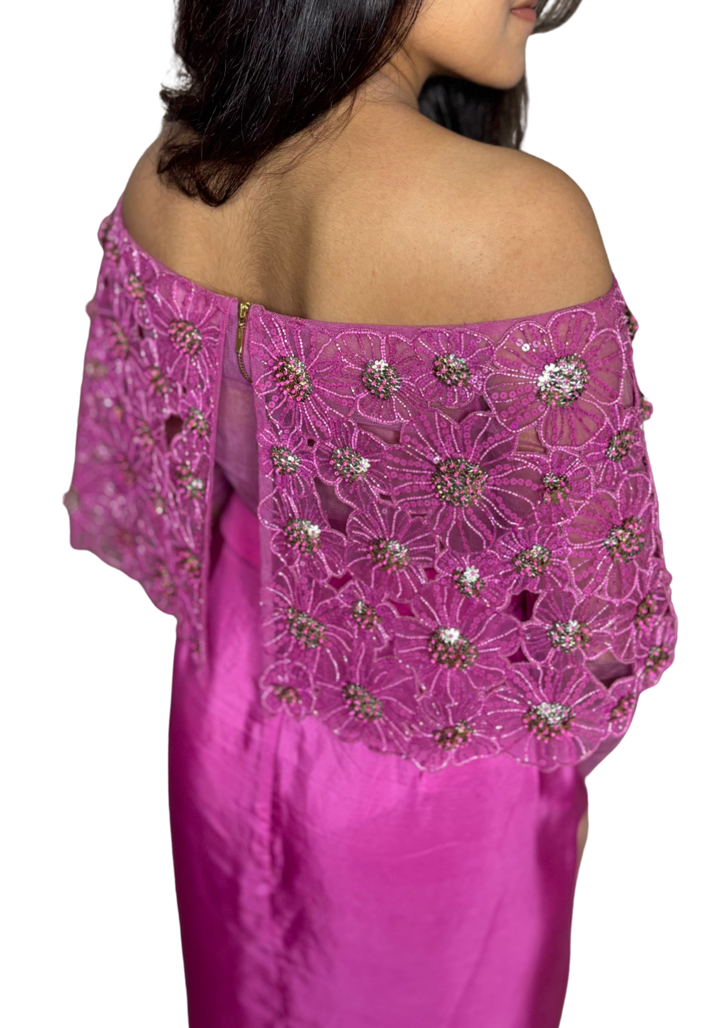 Fuchsia Cape Set