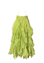 Lime Ruffle Dress