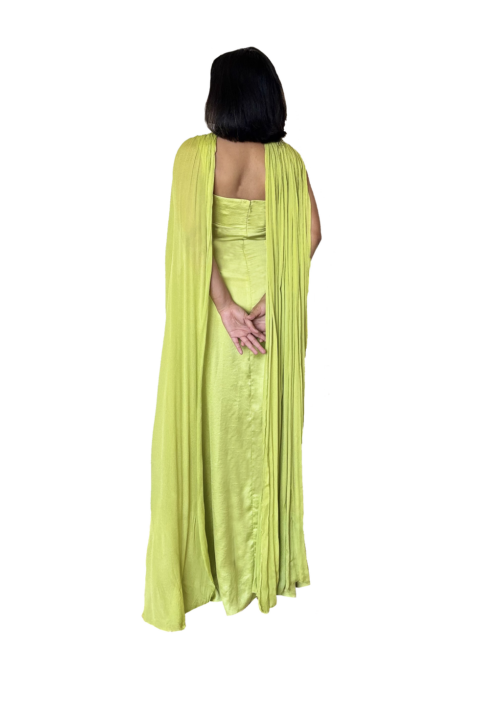 Lime Green Cape Set