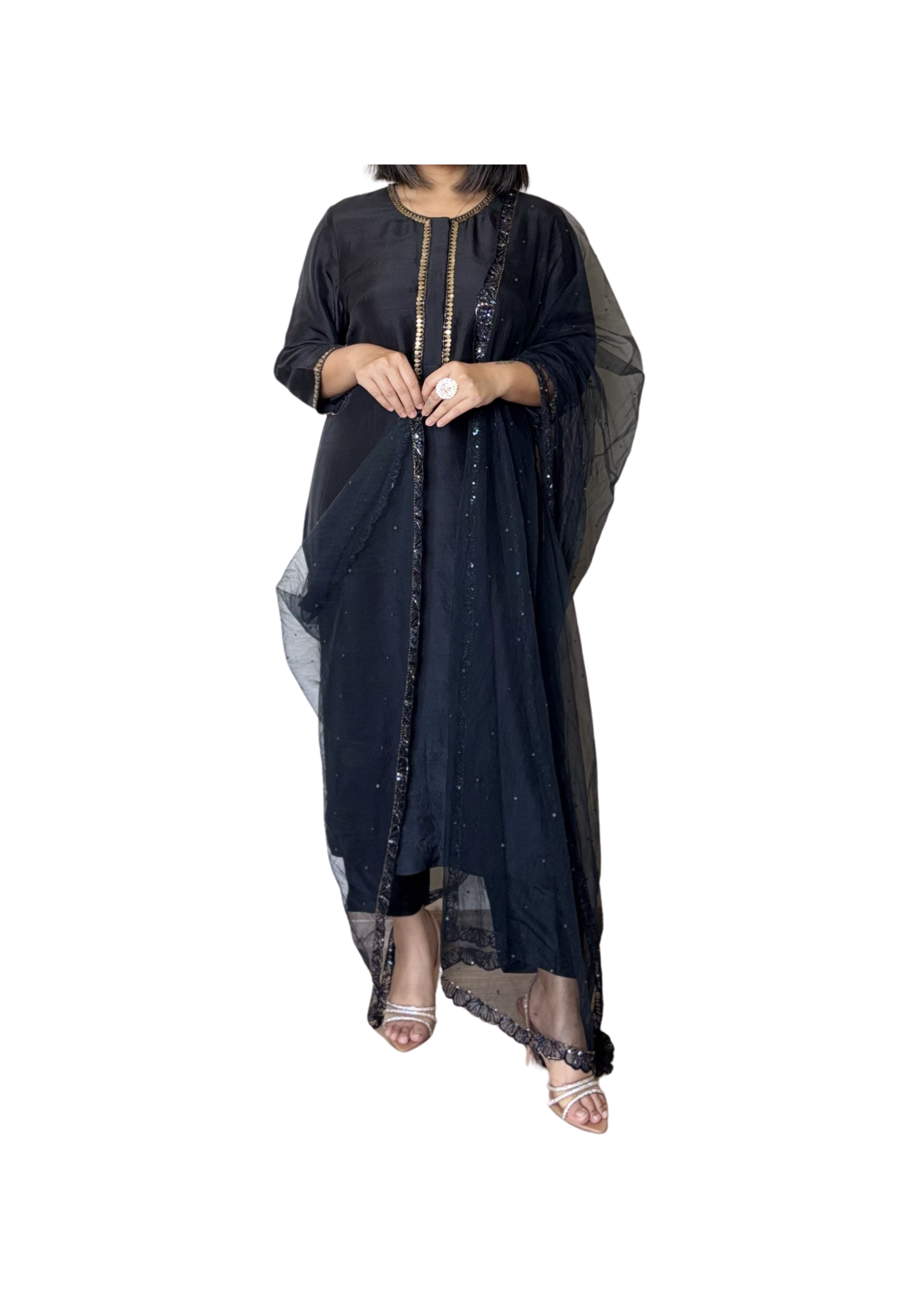 Black Kurta Set