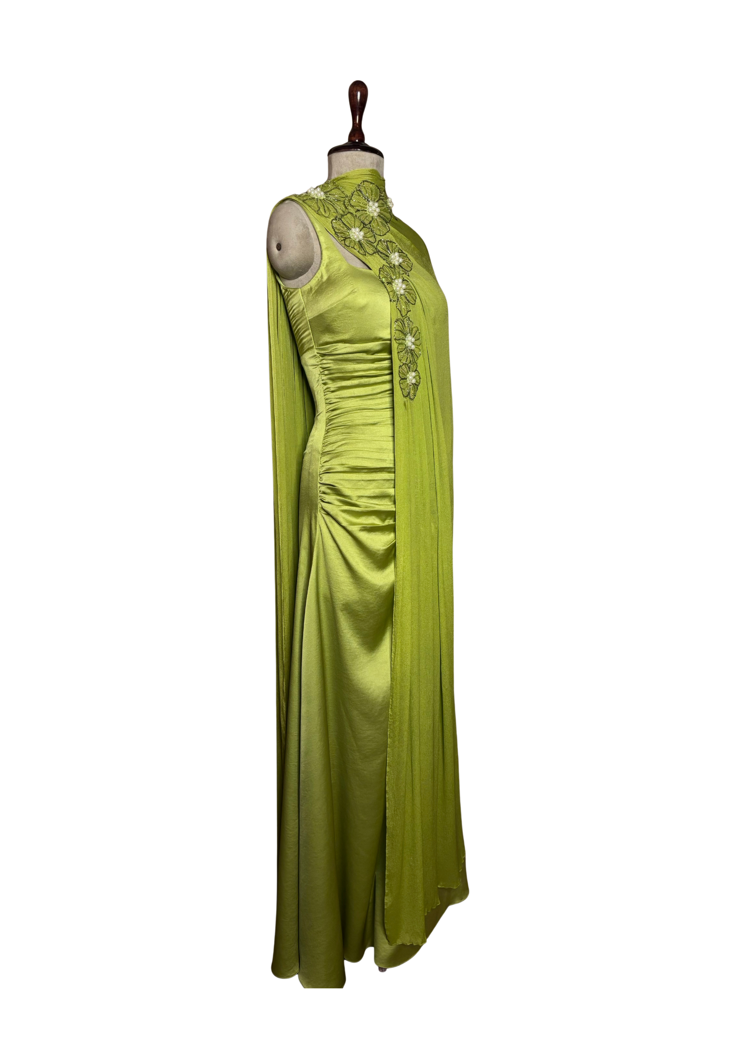 Lime Green Cape Set