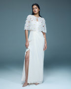 "AMORET" - Ivory Cape Set