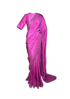 "VERALYN" - Fuchsia Saree Set