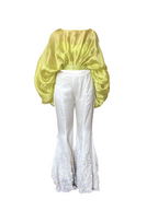 Lime Green Ballon Top Set