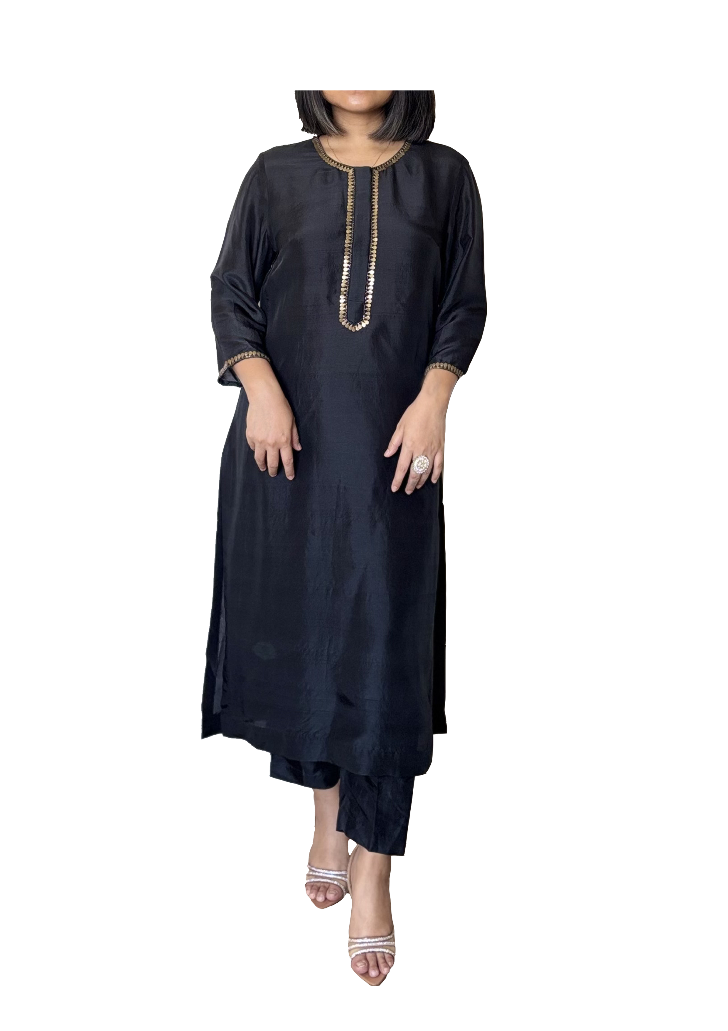 Black Kurta Set