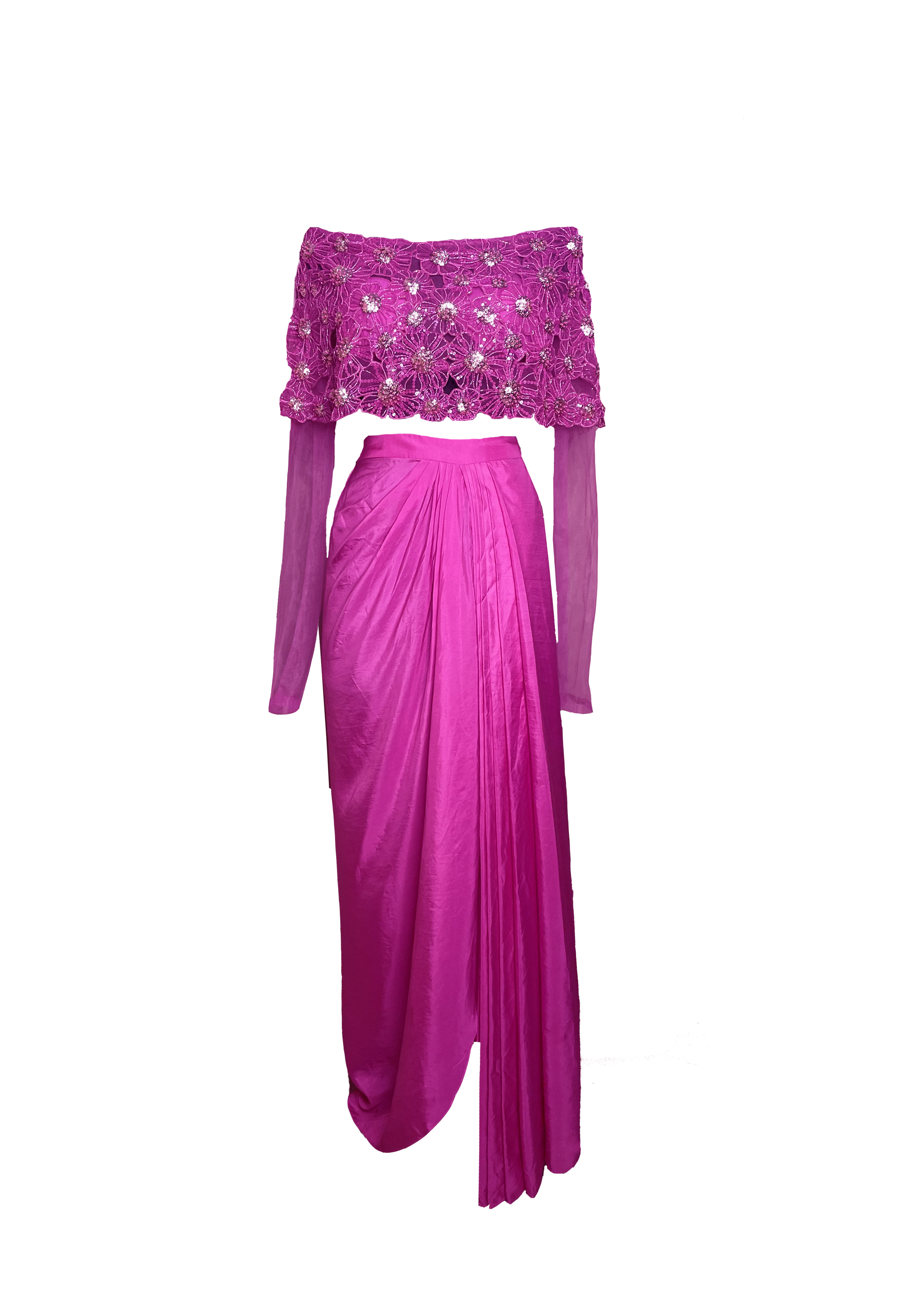 Fuchsia Cape Set